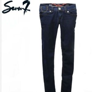 Seven 7 Jeans 28 Women Slim Straight Cute Designs